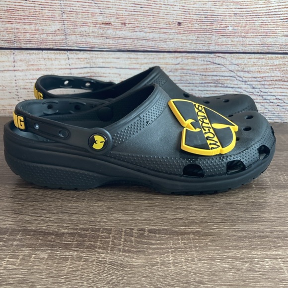 Pre Owned Crocs Classic "Wu-Tang Clan" Men's Clog Size M8 W10 - Picture 4 of 10